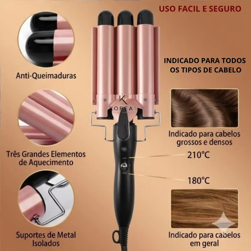 Chapinha Triondas Profissional Cerâmica 200°C | KoreaX