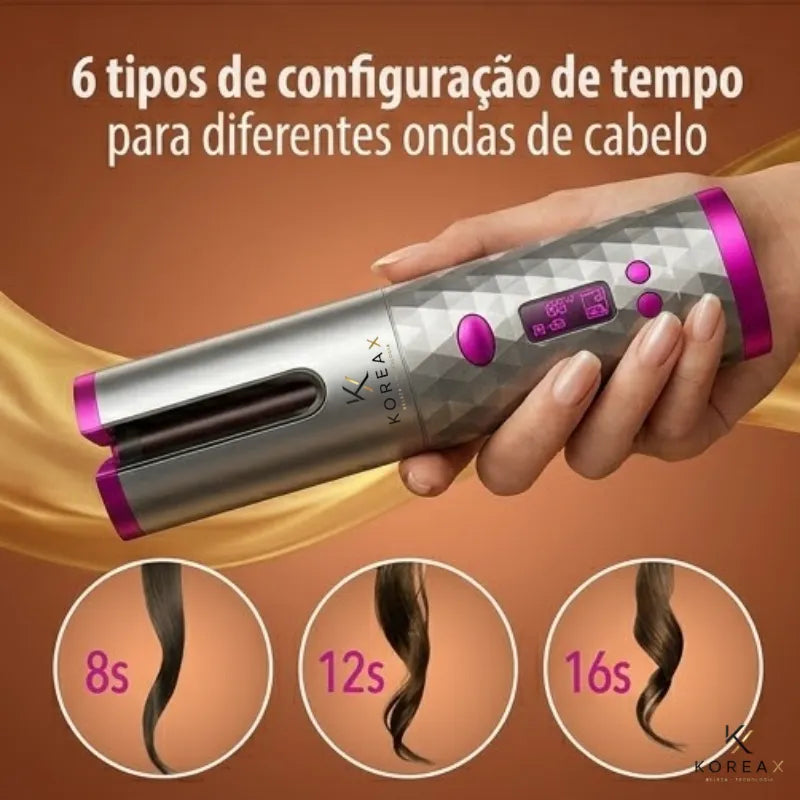 Modelador de Cachos Automático Sem Fio- Portátil| KoreaX