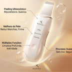 Peeling Ultrassônico Sem dor- Removedor de Cravos e Espinhas- Rejuvenescedor Facial | KoreaX
