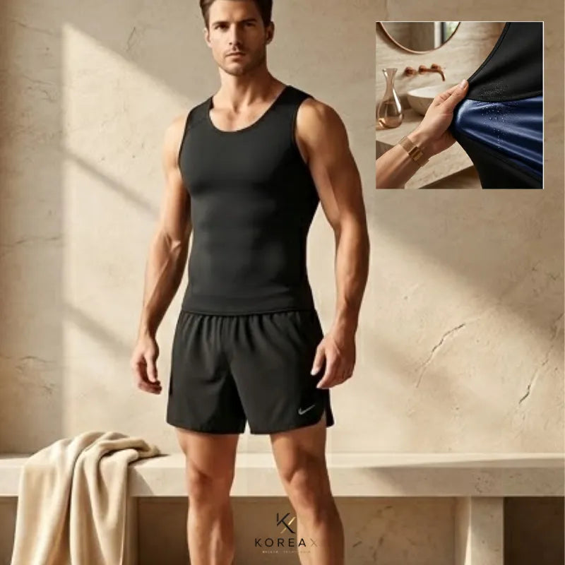 Camisa Regata Sauna Modeladora  Queima de Gordura Localizada Unisex| KoreaX