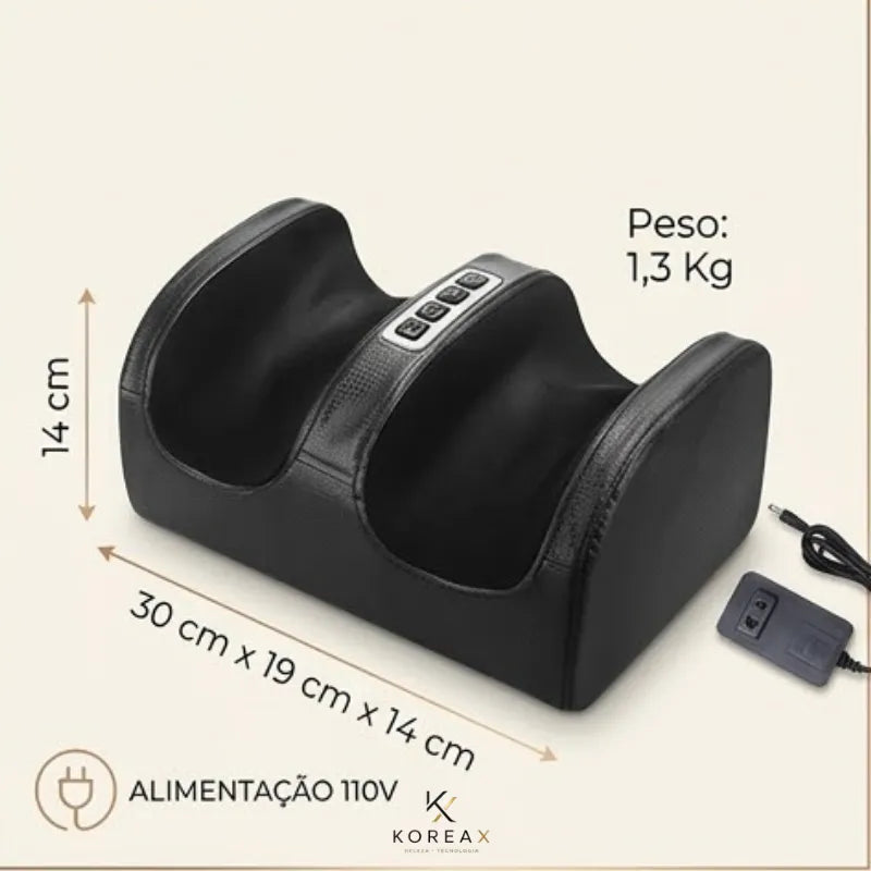 Massageador Elétrico 5 em 1 |Pes, Panturrilha, Coxa, Mãos e Braços