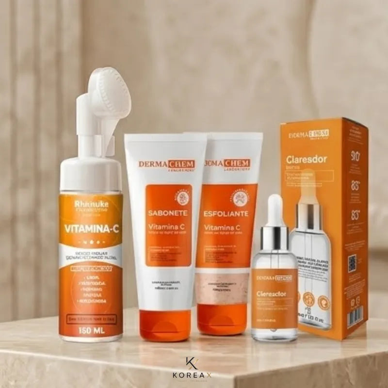 Kit Skincare 5 em 1 Anti Idade - Peles Maduras | KoreaX