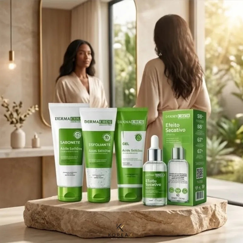 SkinCare 5 em 1 Pele Oleosa + 2 Brindes |KoreaX