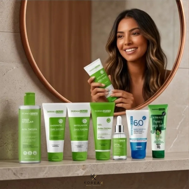 SkinCare 5 em 1 Pele Oleosa + 2 Brindes |KoreaX