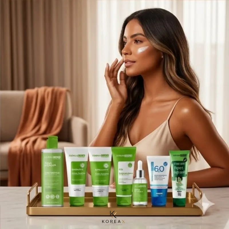 SkinCare 5 em 1 Pele Oleosa + 2 Brindes |KoreaX