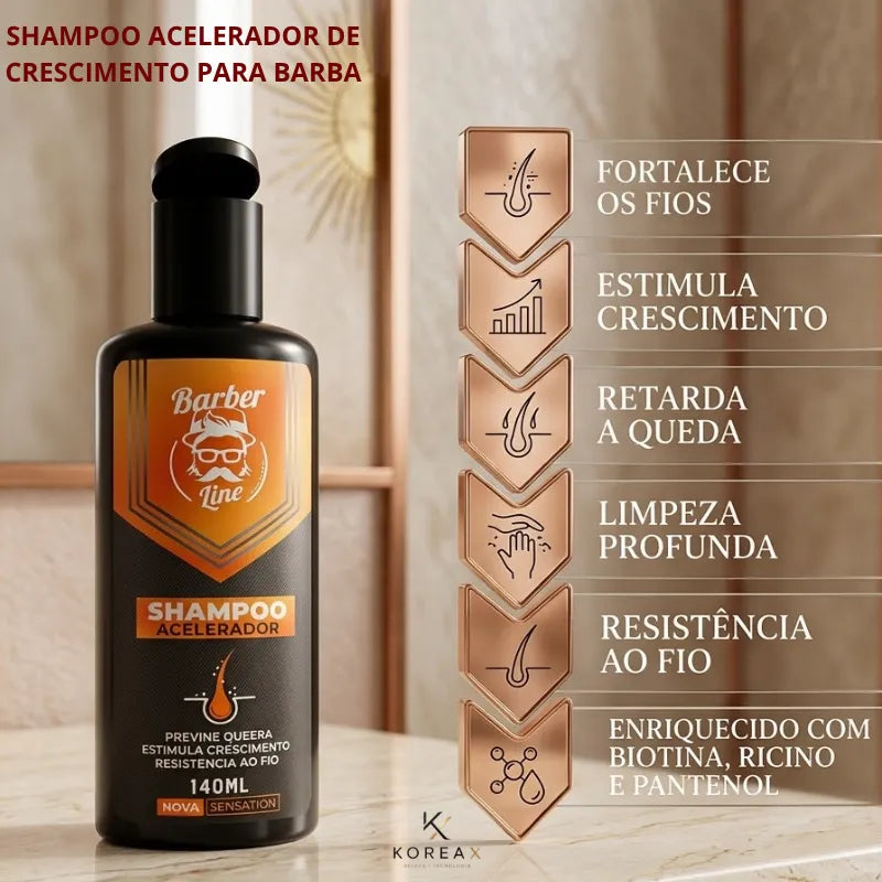 Kit Barba Profissional 5 em 1 Completo| KoreaX