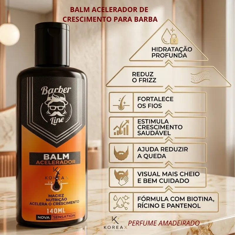 Kit Barba Profissional 5 em 1 Completo| KoreaX