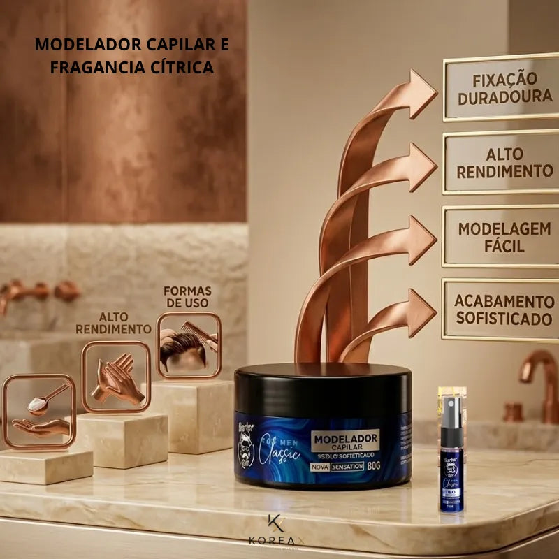 Kit Barba Profissional 5 em 1 Completo| KoreaX