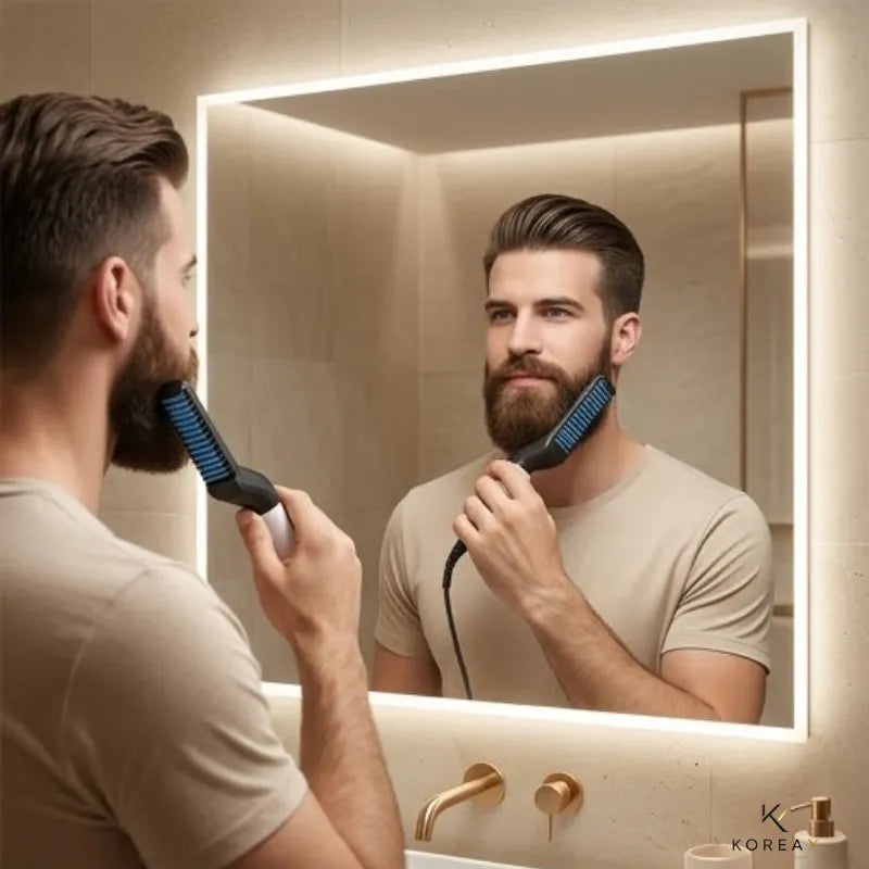 Chapinha Alisadora Para Barba e Cabelo|KoreaX