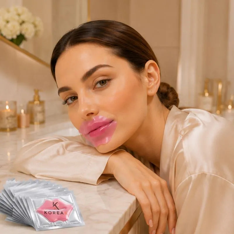 Máscara Labial de Colágeno com Mel – Hidratação Intensiva e Efeito Plump | KoreaX