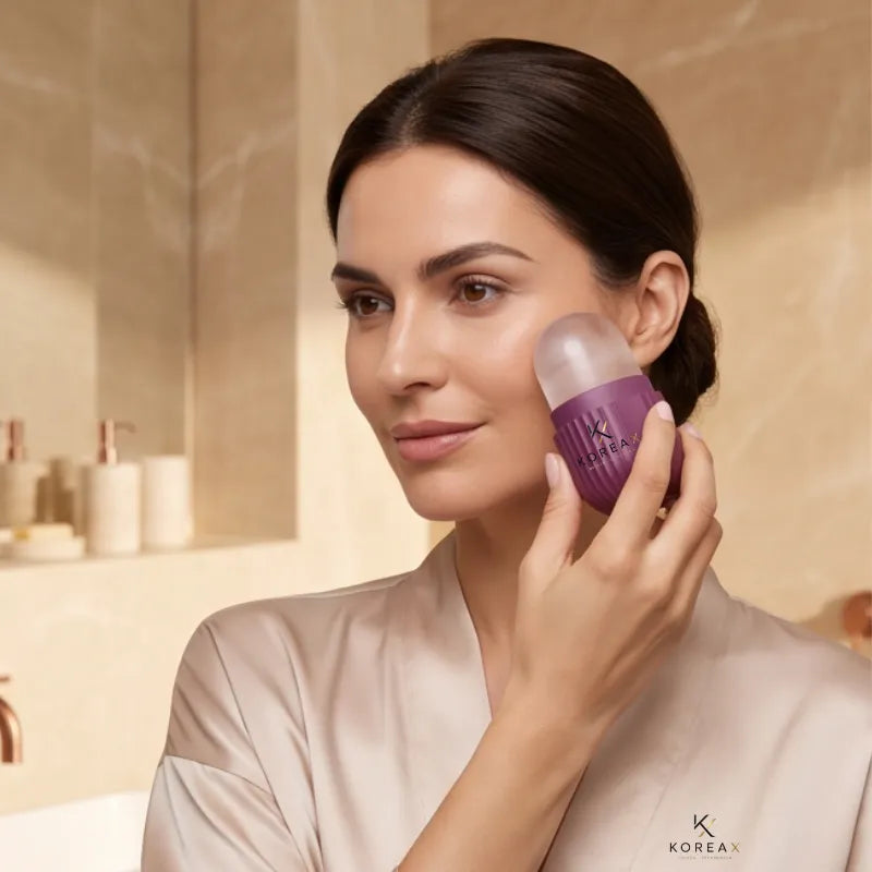 SkinCare de Gelo Reutilizável- Pele Viçosa sem Inchaço| KoreaX