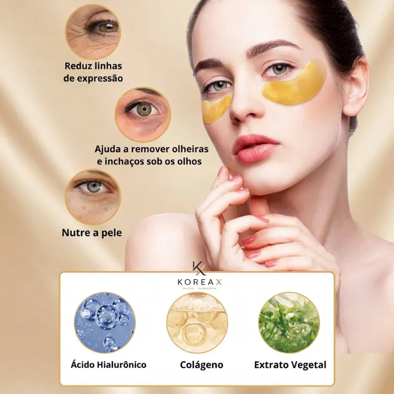 Kit Máscara EstÍmulo de Colágeno Facial- Olheiras -Rugas| Koreax