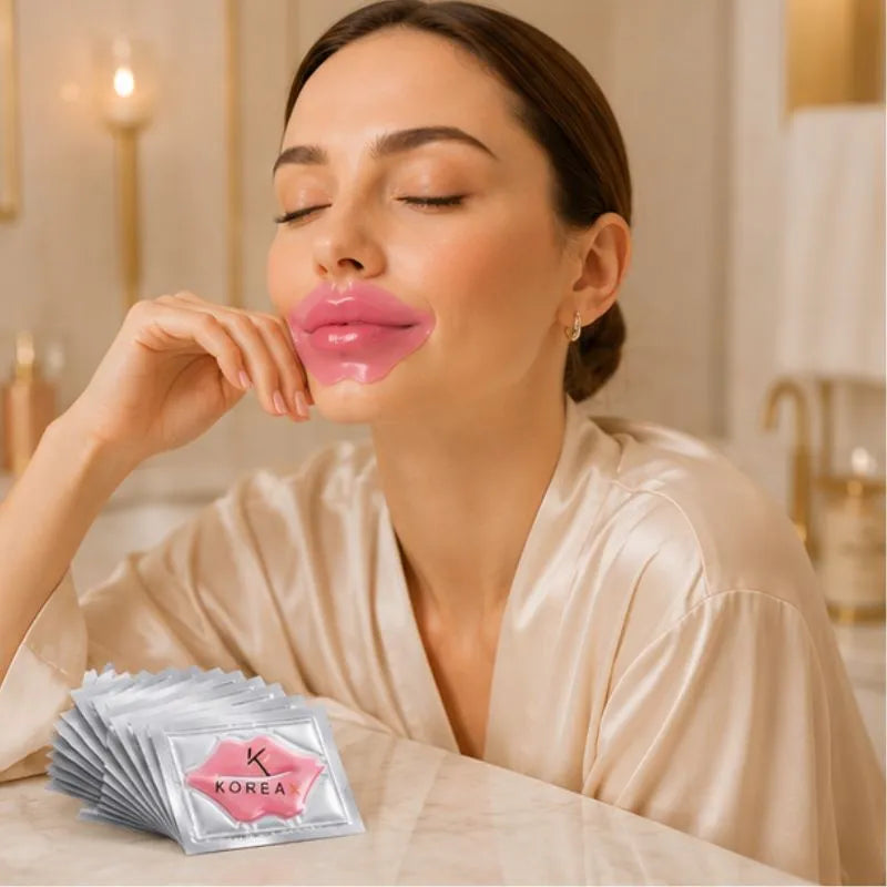 Máscara Labial de Colágeno com Mel – Hidratação Profunda e Lábios Volumosos | KoreaX
