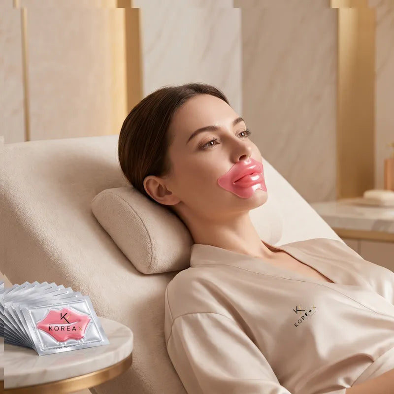 Máscara Labial de Colágeno com Mel – Hidratação Profunda e Lábios Volumosos | KoreaX