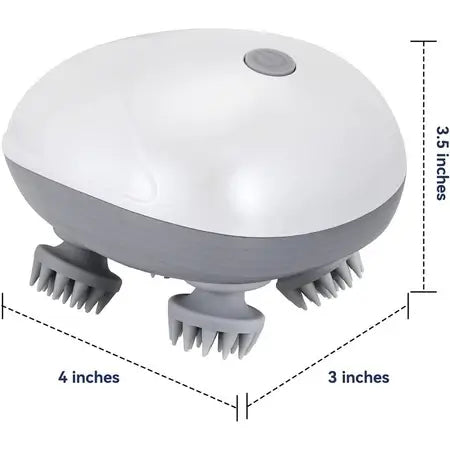 Massageador de Couro Cabeludo e Corporal - Crecimento capilar e  Multifunções Portátil| KoreaX