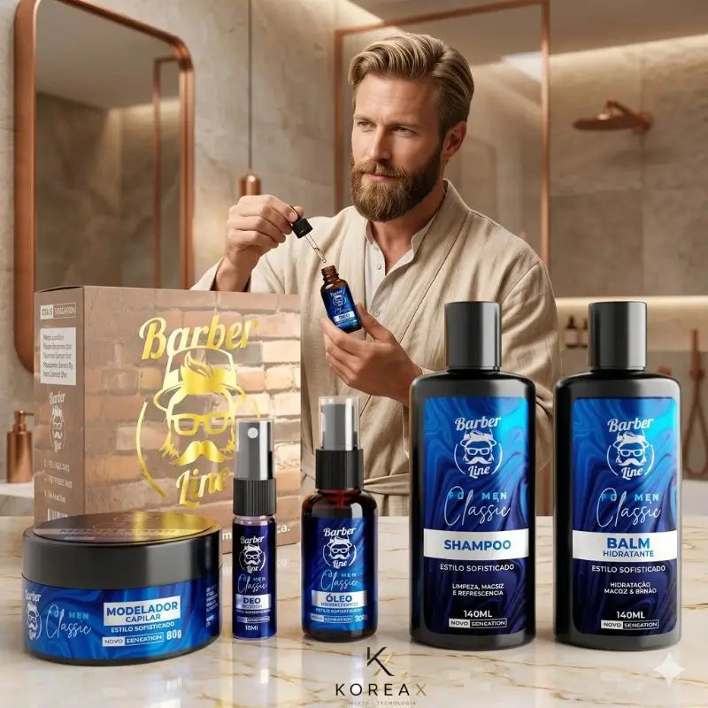 Kit Barba Profissional 5 em 1 Completo| KoreaX